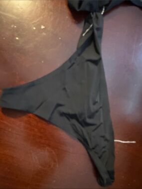 Honeydew Intimates Black Minimal Bikini Bottom
